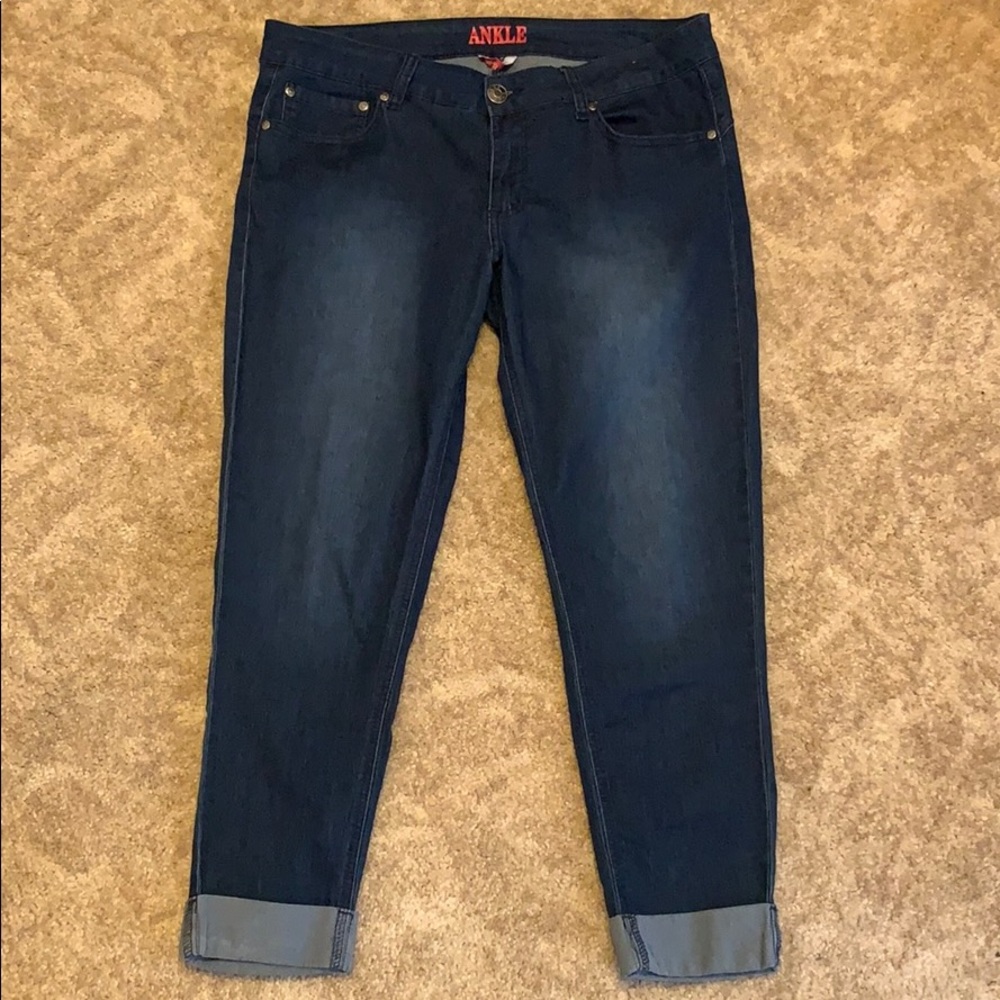 Denim Ankle Pants